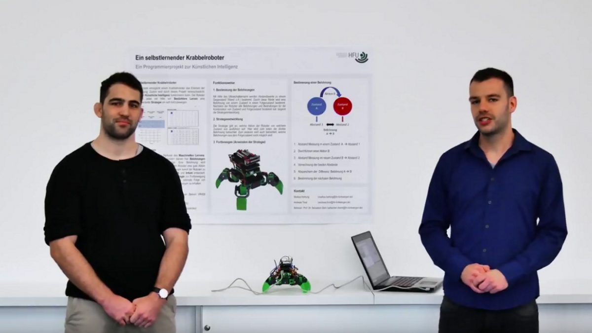 Wie Roboter laufen lernen: Bestärktes Lernen in der Praxis
